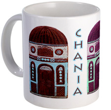 chania crete greece mug