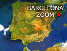 barcelona satellite map