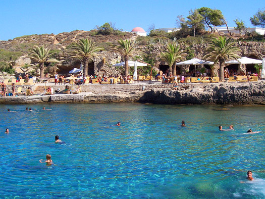 kallithea spa swiiming cove in rhodes