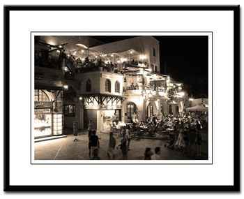 Rhodes Old Town framed printframed print