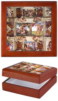 rome sistine chapel keepsake box